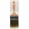 Beautyblade HB199017 3 in. Solomon Flat Beavertail Polyester Nylon Brush BE3574780